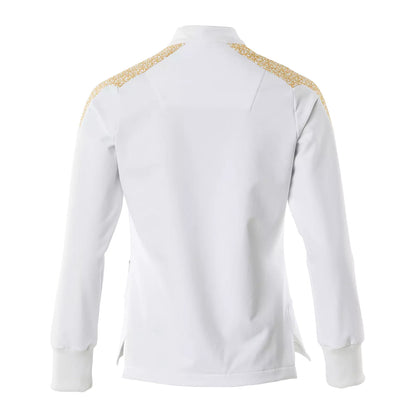 White-Curry - Back - Mascot Womens-Ladies Food & Care Chef Jacket