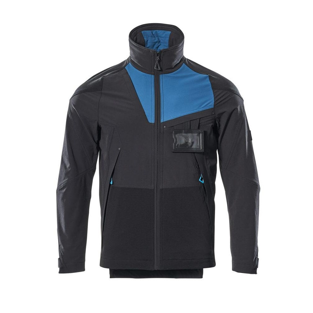 Black-Dark Petroleum - Front - Mascot Mens Advanced Jacket