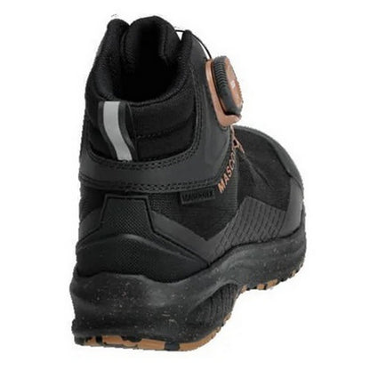 Black - Back - Mascot Womens-Ladies Footwear Customised Leather Safety Boots