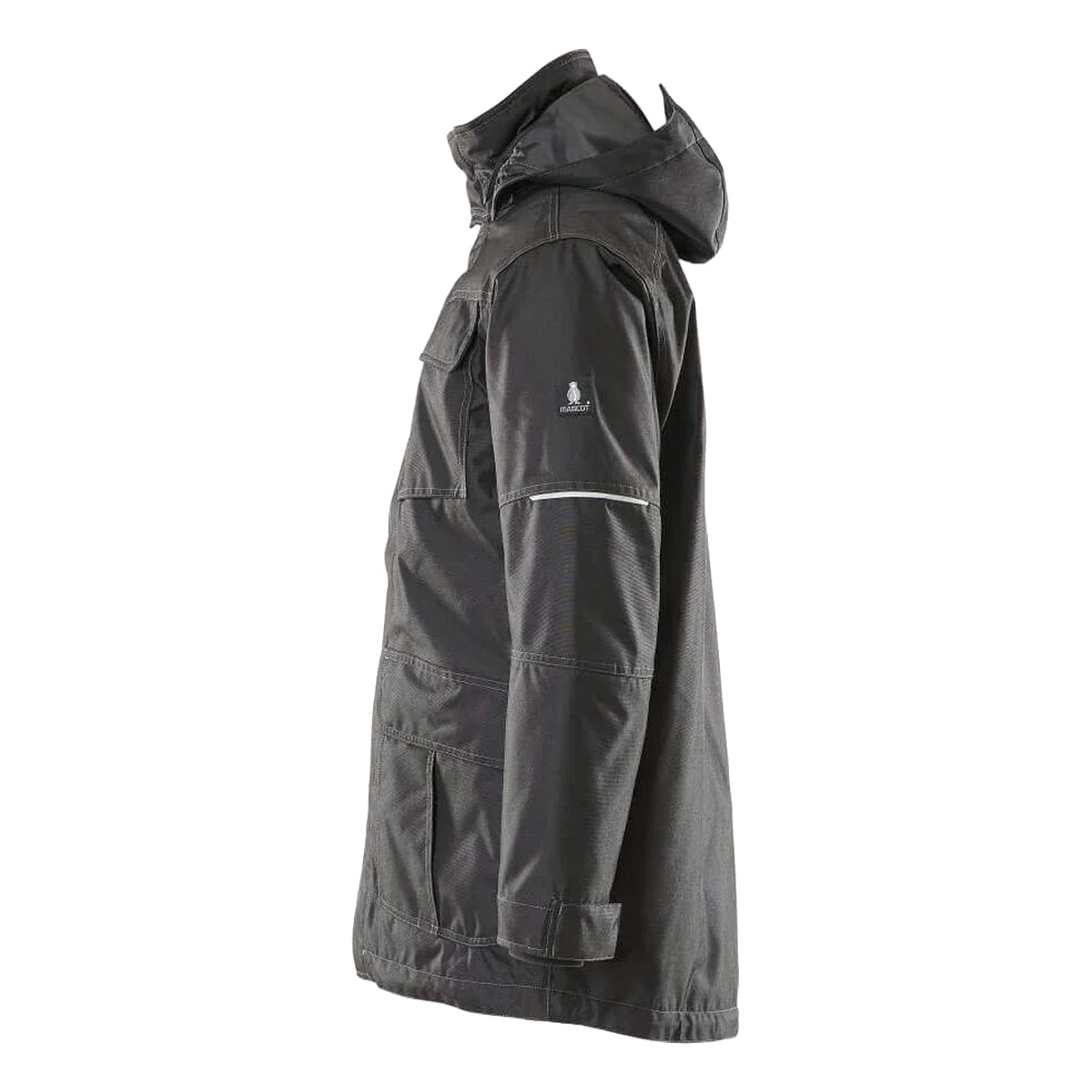 Black - Side - Mascot Mens Dayton Industry Parka