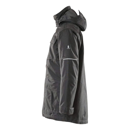 Black - Side - Mascot Mens Dayton Industry Parka