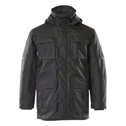 Black - Front - Mascot Mens Dayton Industry Parka