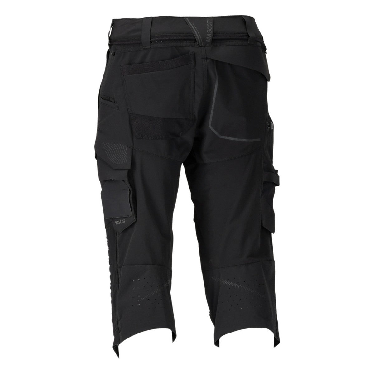 Black - Back - Mascot Mens Customised Knee Pad Work Trousers
