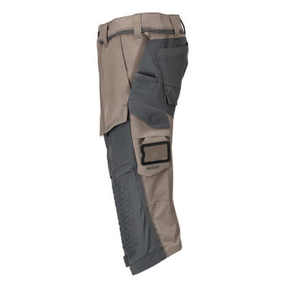 Dark Sand-Stone Grey - Lifestyle - Mascot Mens Customised Knee Pad Work Trousers
