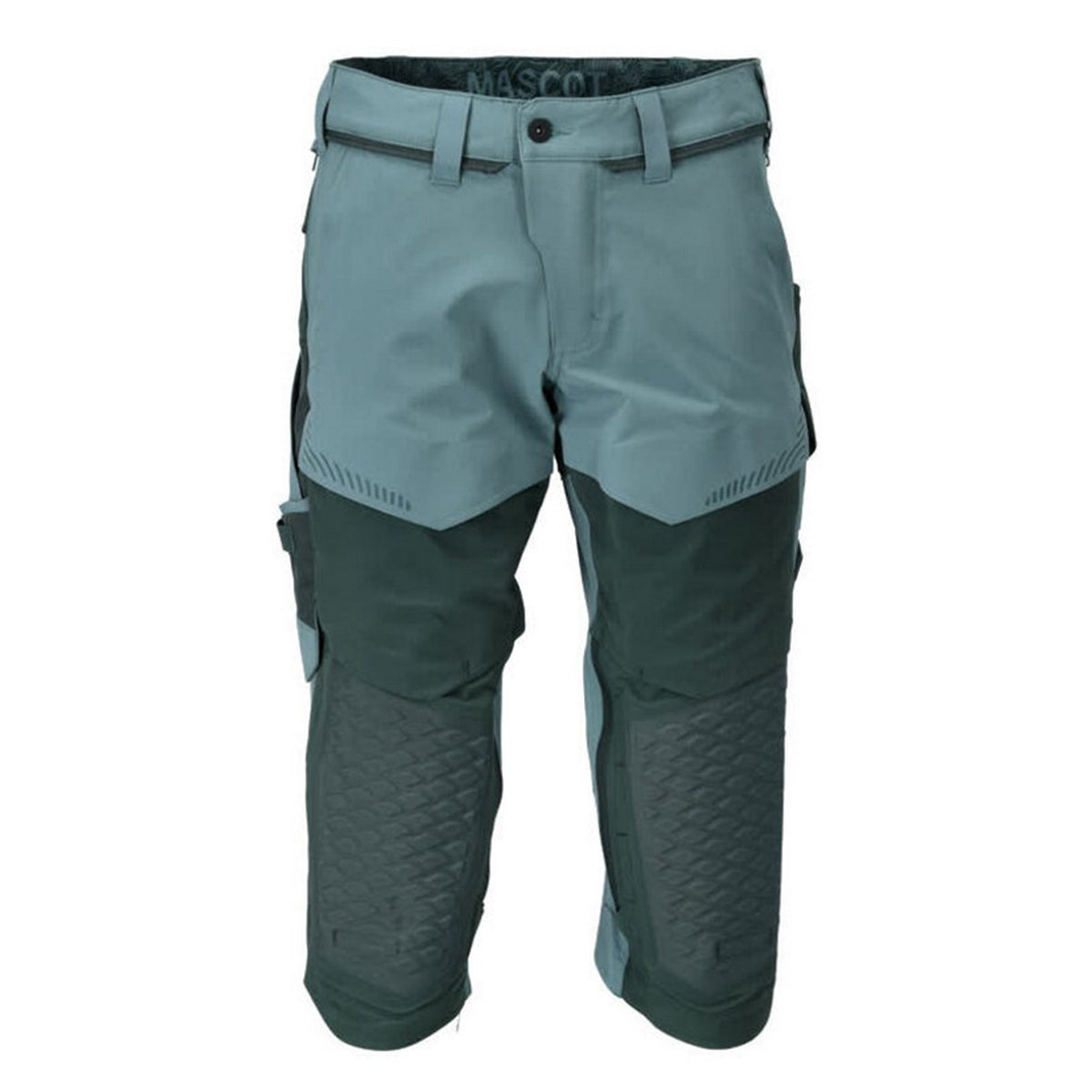 Light Forest Green-Forest Green - Front - Mascot Mens Customised Knee Pad Work Trousers