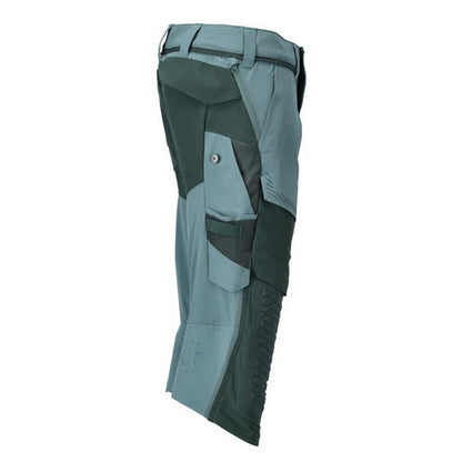 Light Forest Green-Forest Green - Side - Mascot Mens Customised Knee Pad Work Trousers