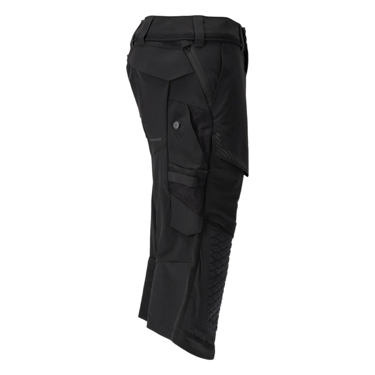 Black - Side - Mascot Mens Customised Knee Pad Work Trousers