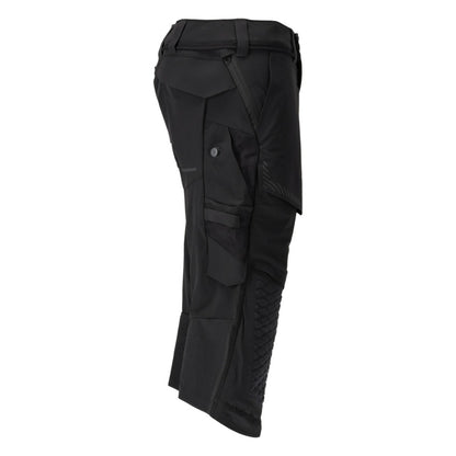 Black - Side - Mascot Mens Customised Knee Pad Work Trousers