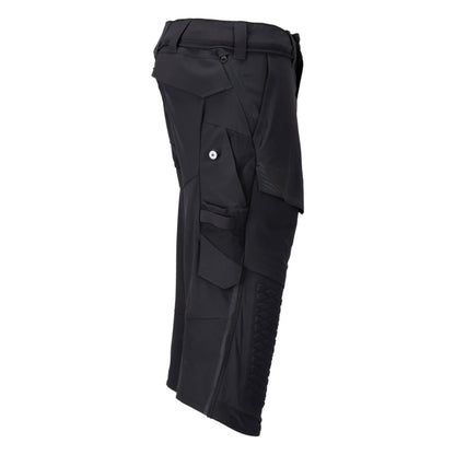 Dark Navy - Side - Mascot Mens Customised Knee Pad Work Trousers