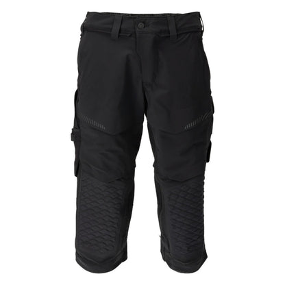 Black - Front - Mascot Mens Customised Knee Pad Work Trousers
