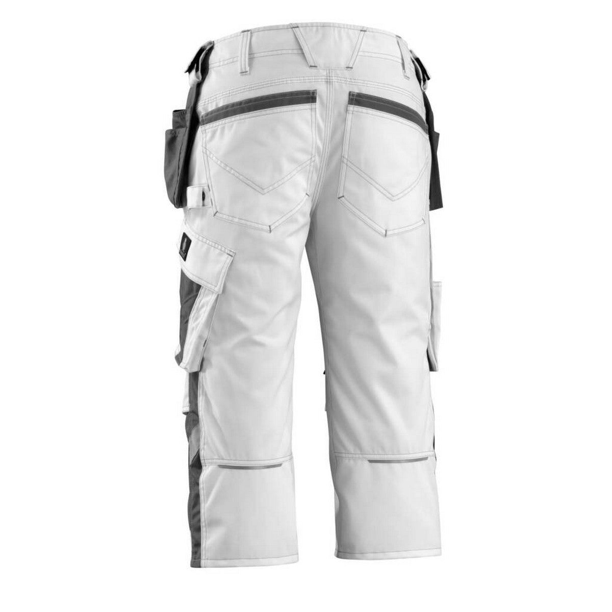 White-Dark Anthracite - Back - Mascot Mens Lindau Unique Holster Pocket Work Trousers