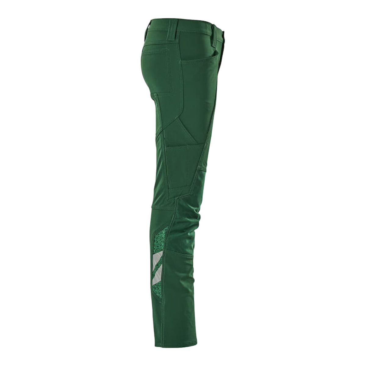 Green - Side - Mascot Childrens-Kids Accelerate Hiking Trousers