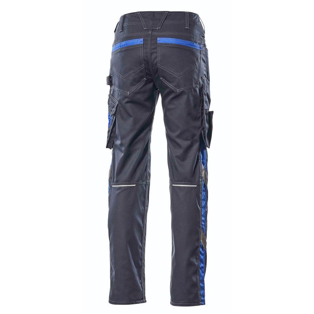 Dark Navy-Royal Blue - Back - Mascot Mens Oldenburg Unique Work Trousers
