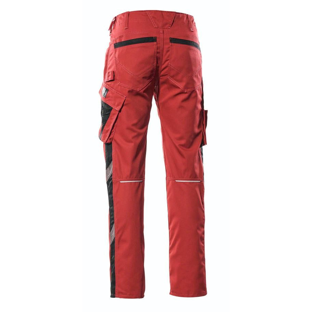 Red-Black - Back - Mascot Mens Oldenburg Unique Work Trousers