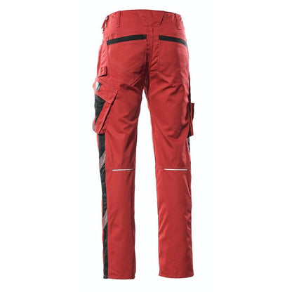Red-Black - Back - Mascot Mens Oldenburg Unique Work Trousers