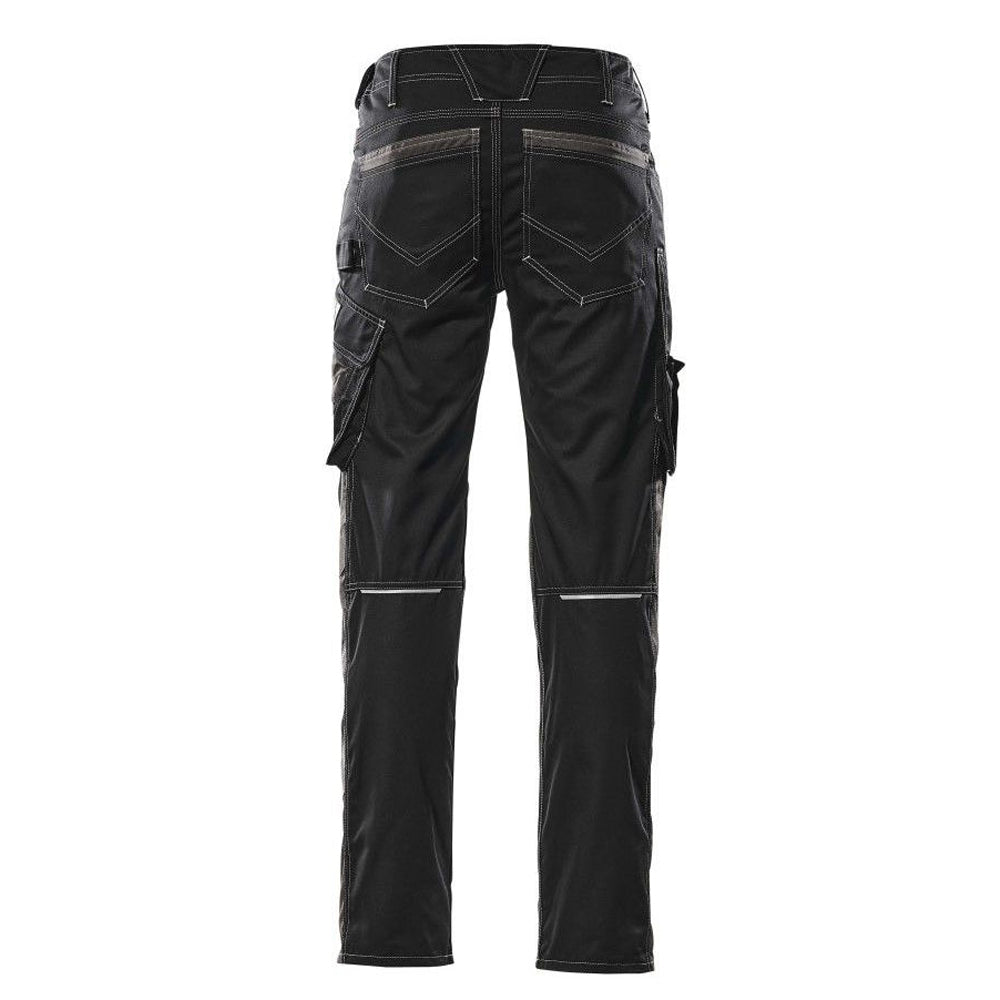 Black-Dark Anthracite - Back - Mascot Mens Oldenburg Unique Work Trousers