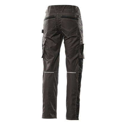 Dark Anthracite-Black - Back - Mascot Mens Oldenburg Unique Work Trousers