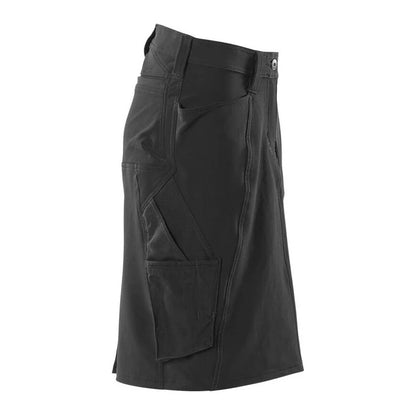 Black - Side - Mascot Womens-Ladies Accelerate Regular Skirt
