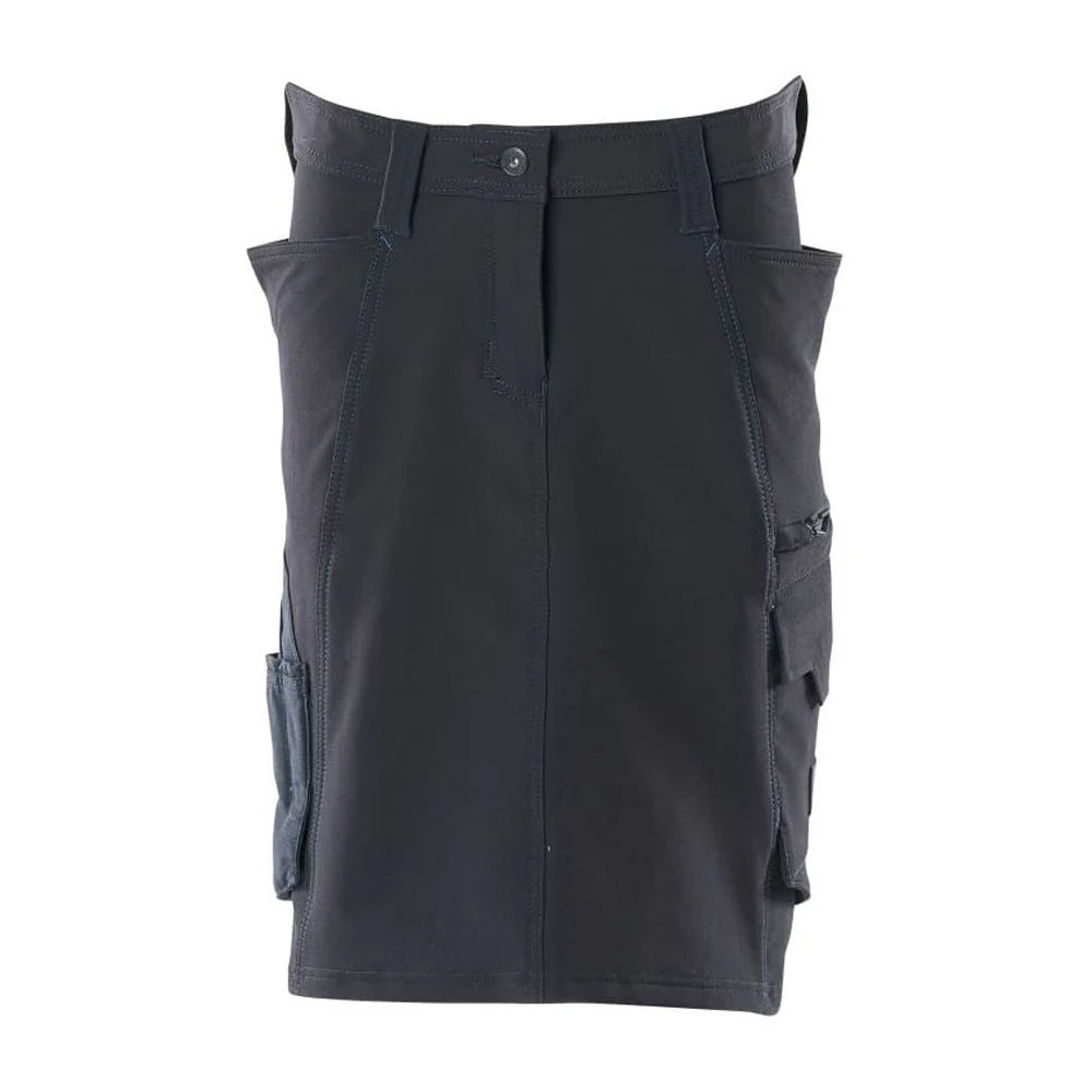Dark Navy - Back - Mascot Womens-Ladies Accelerate Regular Skirt