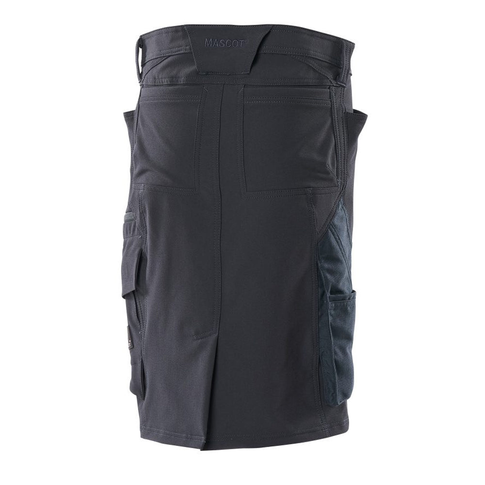 Dark Navy - Side - Mascot Womens-Ladies Accelerate Regular Skirt