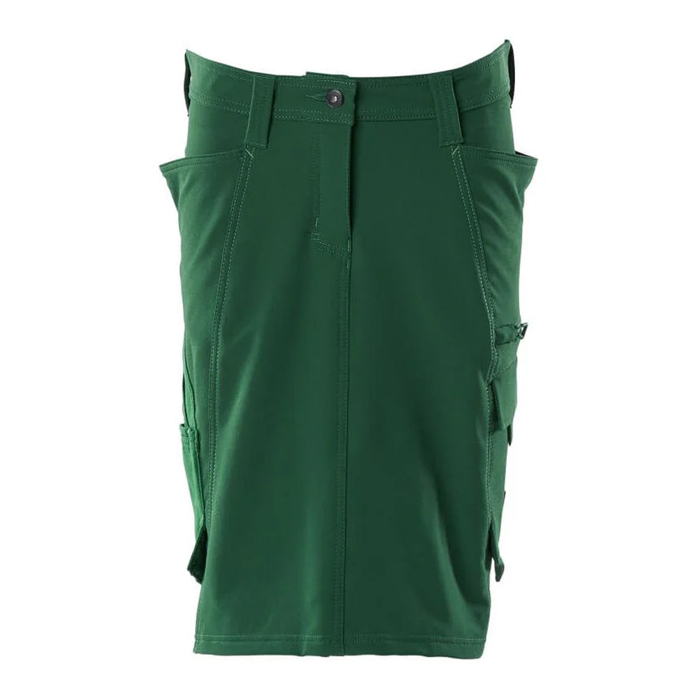 Green - Back - Mascot Womens-Ladies Accelerate Regular Skirt