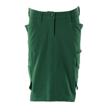Green - Back - Mascot Womens-Ladies Accelerate Regular Skirt