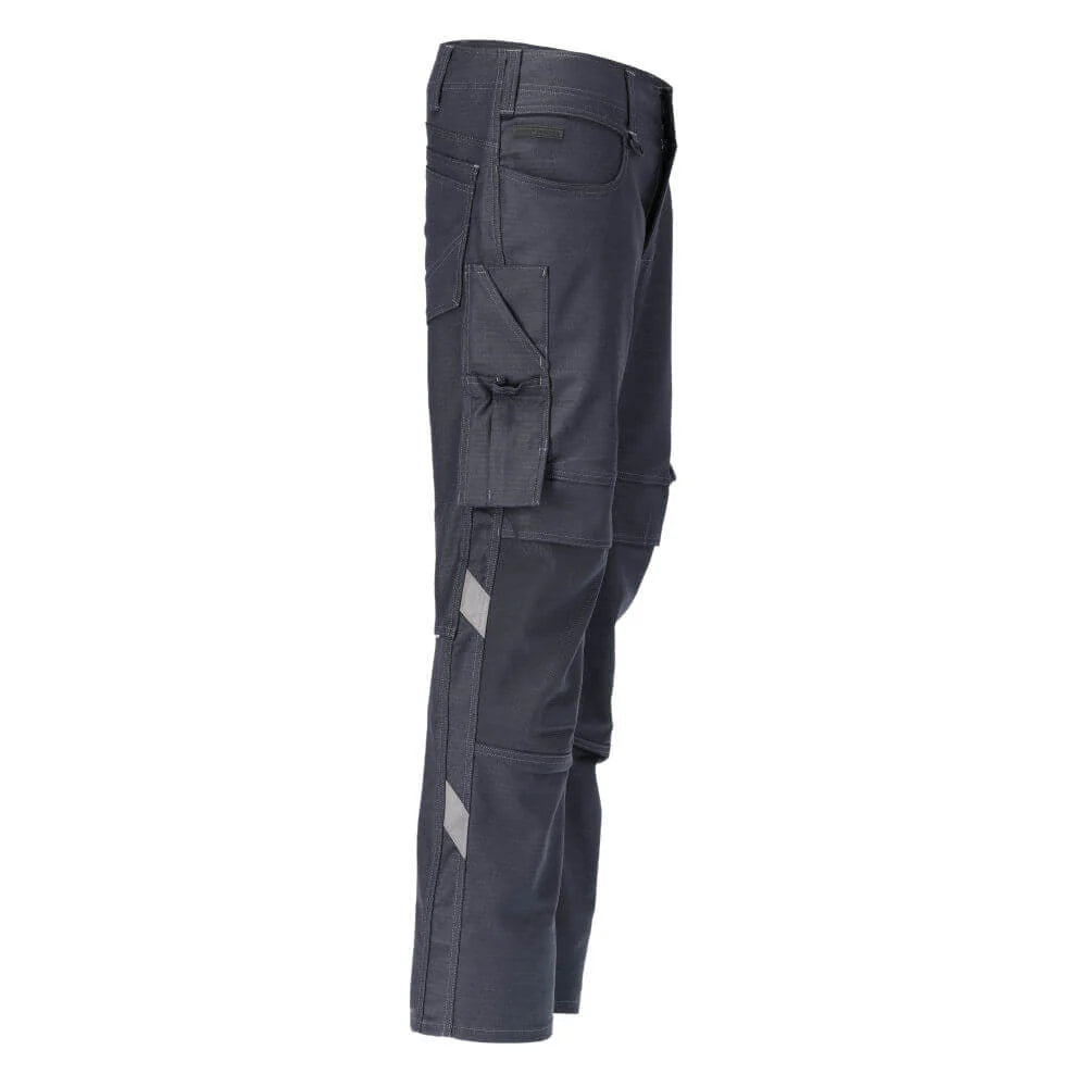 Dark Navy - Lifestyle - Mascot Mens Unique Knee Pad Pockets Work Trousers