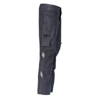 Dark Navy - Lifestyle - Mascot Mens Unique Knee Pad Pockets Work Trousers