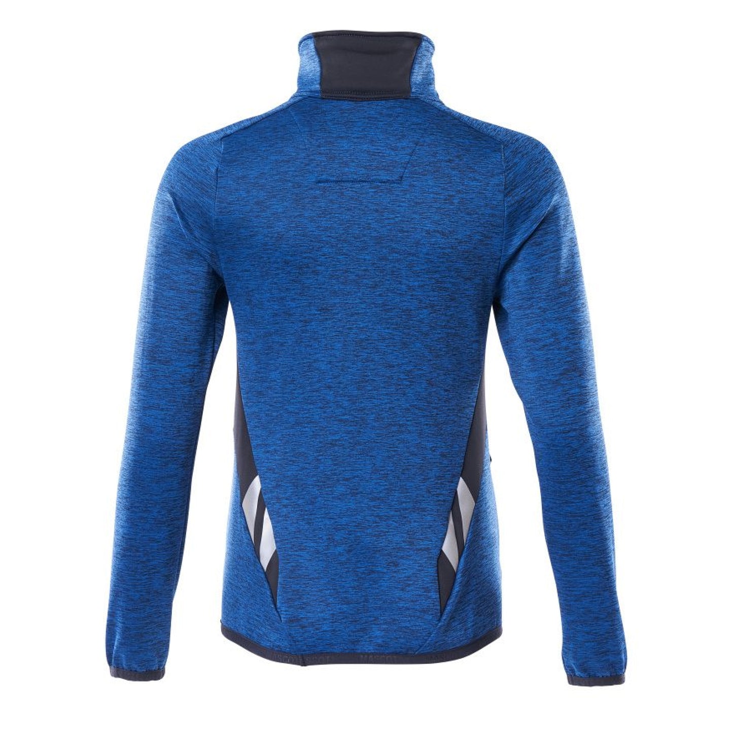 Azure Blue-Dark Navy - Back - Mascot Unisex Adult Accelerate Half Zip Jumper