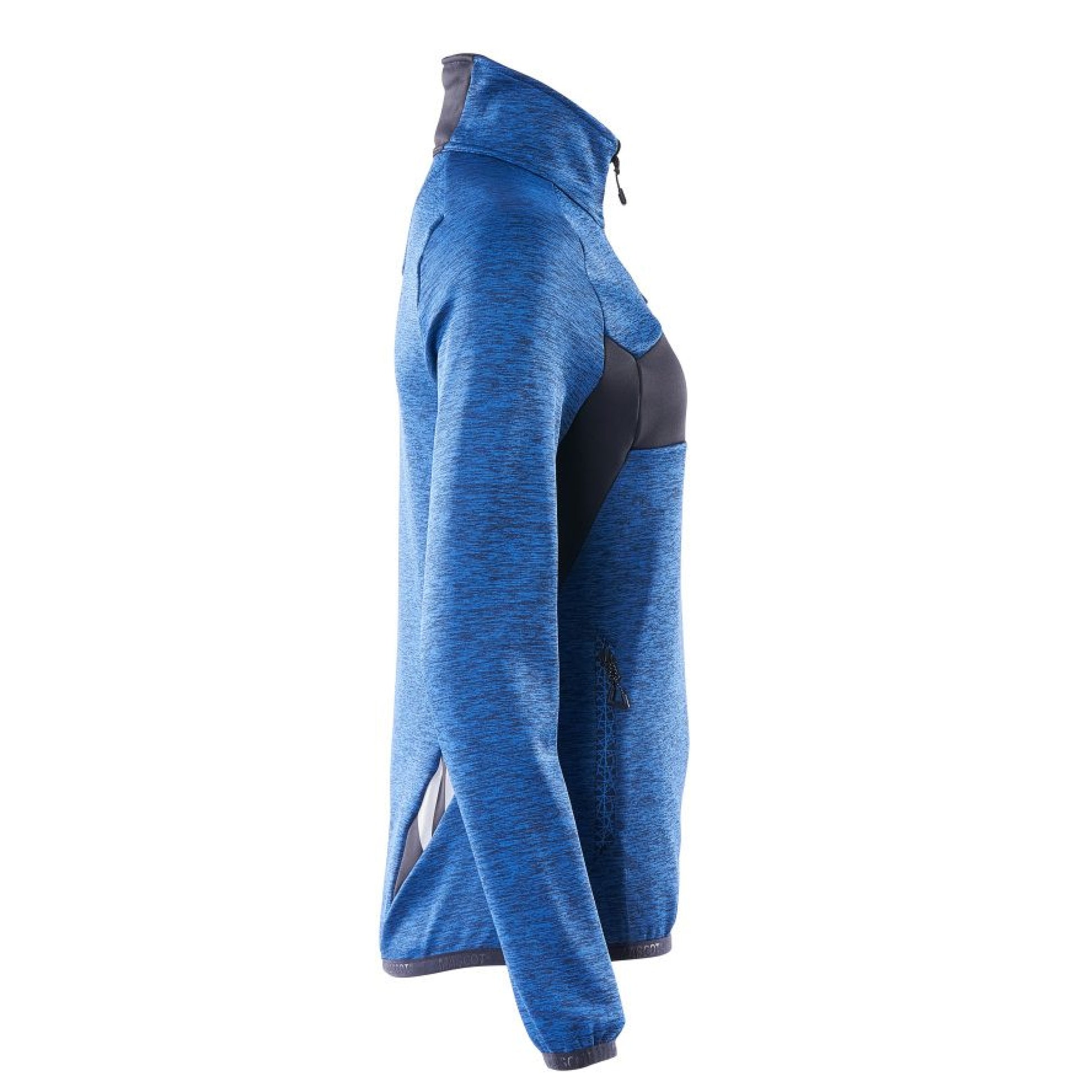 Azure Blue-Dark Navy - Lifestyle - Mascot Unisex Adult Accelerate Half Zip Jumper
