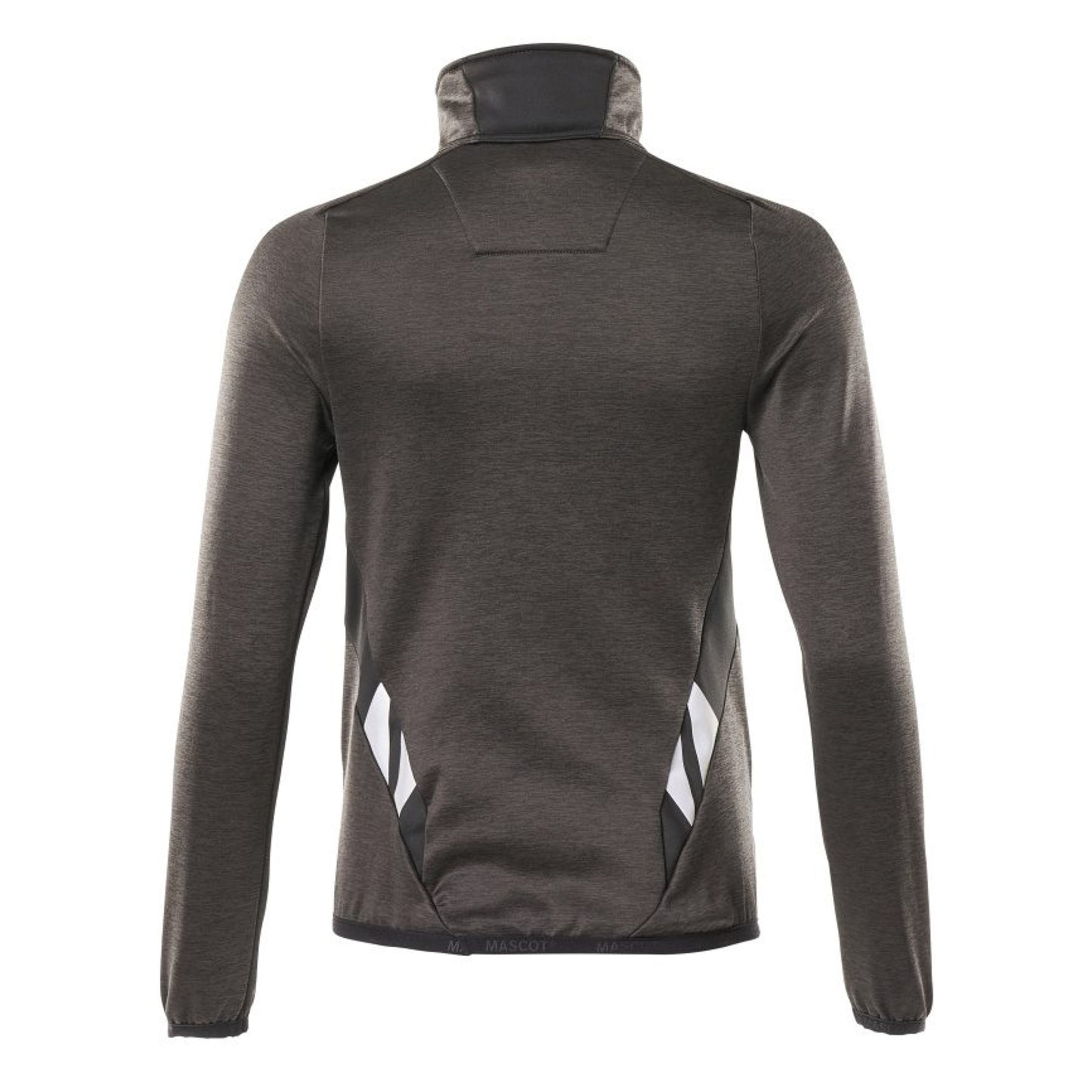Dark Anthracite-Black - Back - Mascot Unisex Adult Accelerate Half Zip Jumper