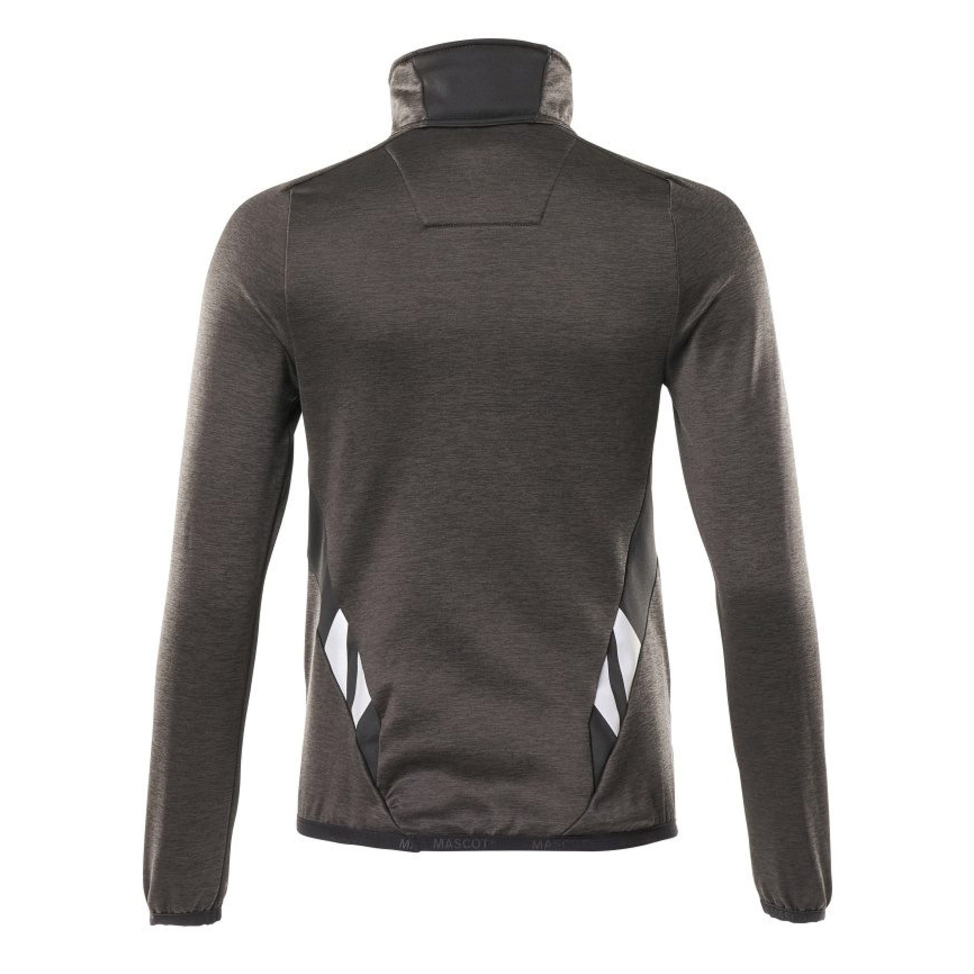 Dark Anthracite-Black - Back - Mascot Unisex Adult Accelerate Half Zip Jumper