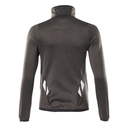 Dark Anthracite-Black - Back - Mascot Unisex Adult Accelerate Half Zip Jumper