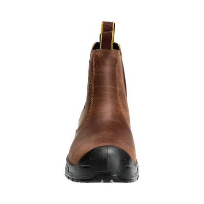Nut Brown-Black - Side - Mascot Mens Footwear Originals Leather Safety Boots