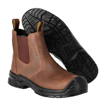 Nut Brown-Black - Lifestyle - Mascot Mens Footwear Originals Leather Safety Boots