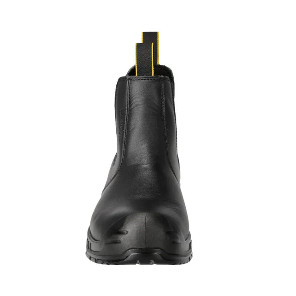 Black - Side - Mascot Mens Footwear Originals Leather Safety Boots