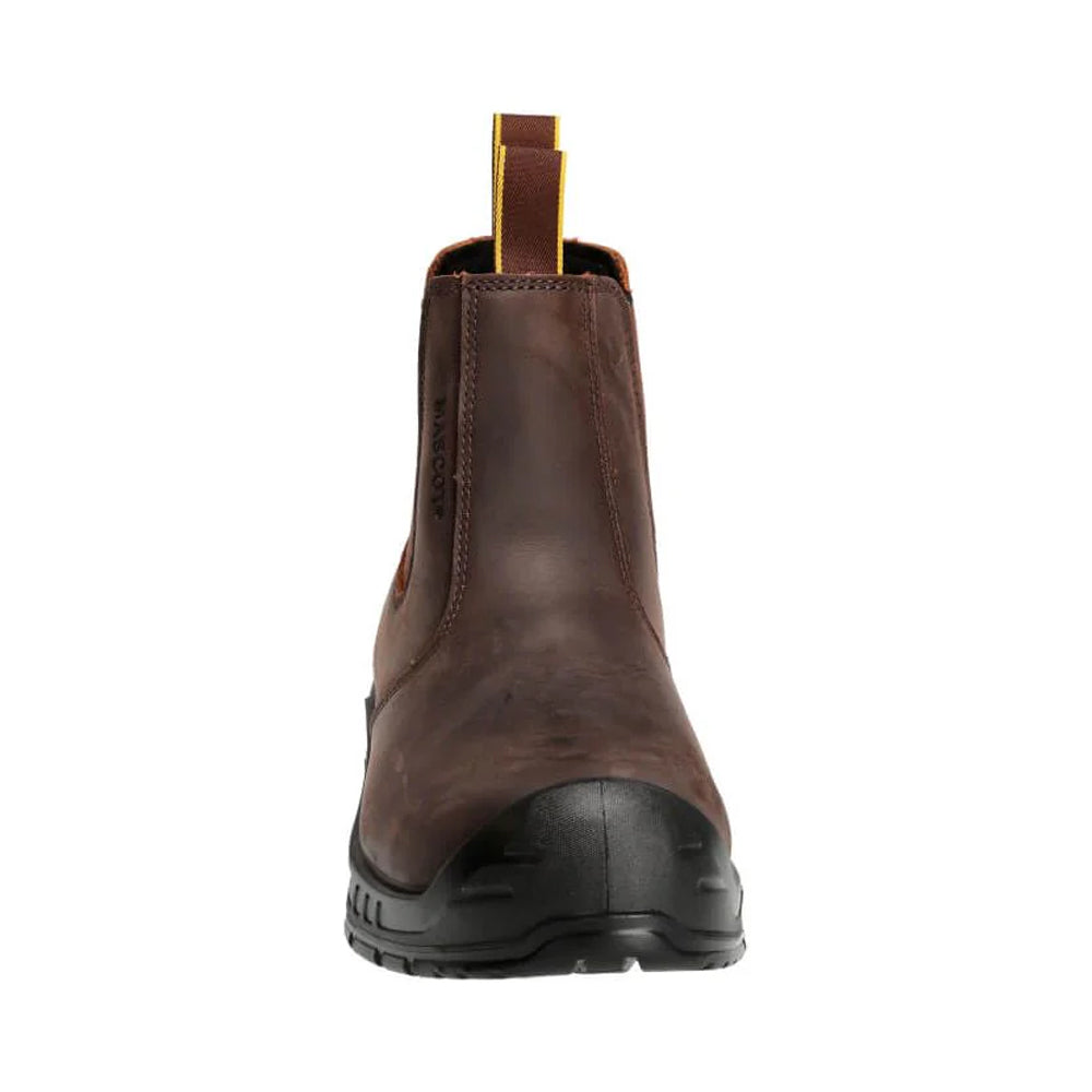 Dark Brown-Black - Side - Mascot Mens Footwear Originals Leather Safety Boots