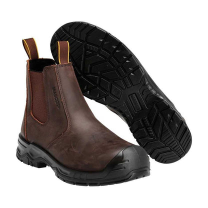 Dark Brown-Black - Lifestyle - Mascot Mens Footwear Originals Leather Safety Boots