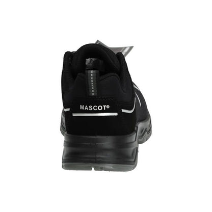 Black-Silver - Back - Mascot Womens-Ladies Footwear Flex Safety Shoes