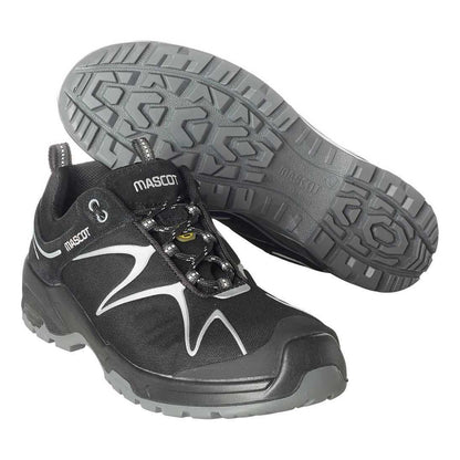 Black-Silver - Lifestyle - Mascot Womens-Ladies Footwear Flex Safety Shoes
