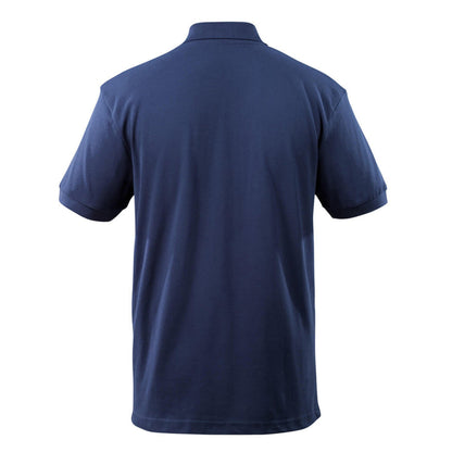 Navy - Back - Mascot Mens Orgon Crossover Polo Shirt