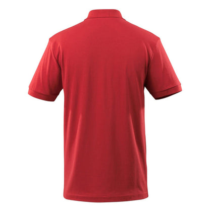 Red - Side - Mascot Mens Orgon Crossover Polo Shirt