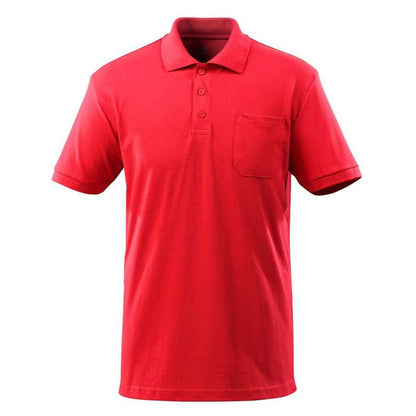 Traffic Red - Front - Mascot Mens Orgon Crossover Polo Shirt