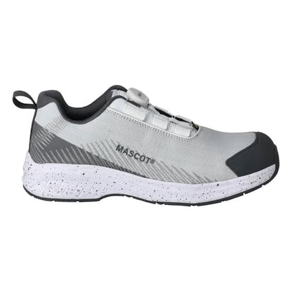 White-Stone Grey - Front - Mascot Womens-Ladies Footwear Customised Safety Shoes