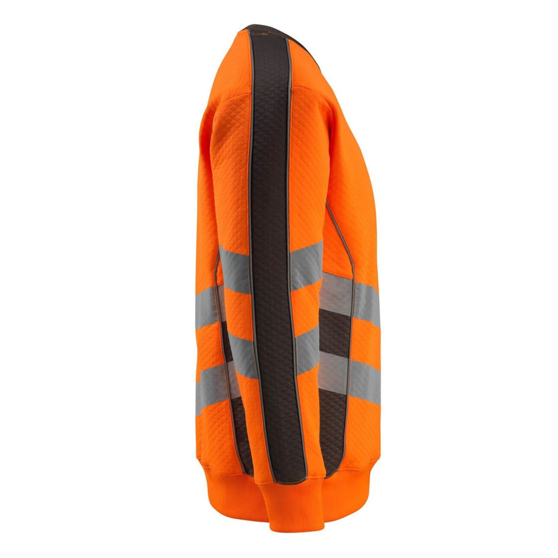 Hi Vis Orange-Dark Anthracite - Lifestyle - Mascot Mens Safe Supreme Safety Sweatshirt