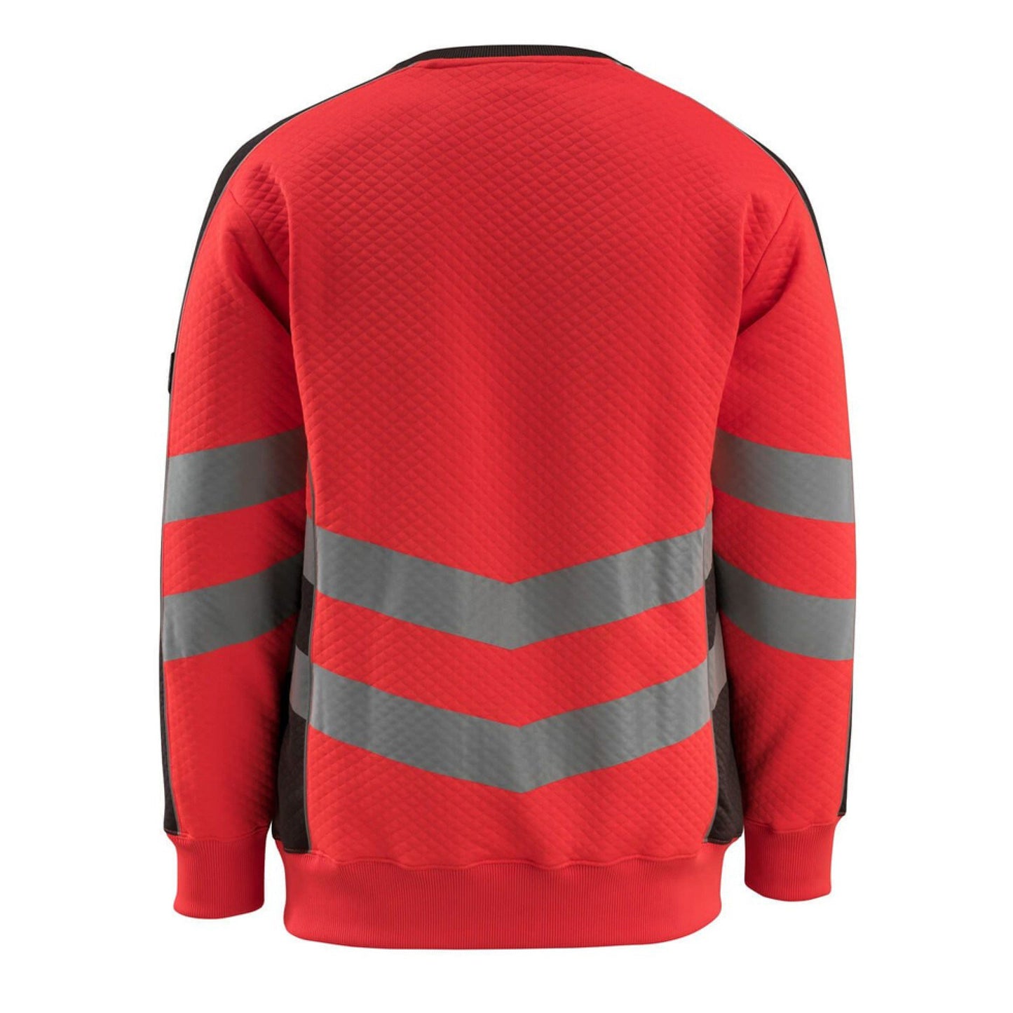 Hi Vis Red-Dark Anthracite - Back - Mascot Mens Safe Supreme Safety Sweatshirt