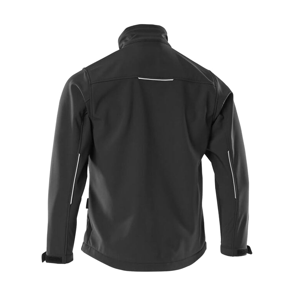 Black - Back - Mascot Mens Tampa Industry Soft Shell Jacket