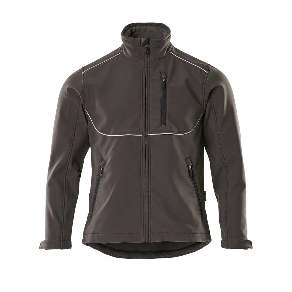 Dark Anthracite - Front - Mascot Mens Tampa Industry Soft Shell Jacket
