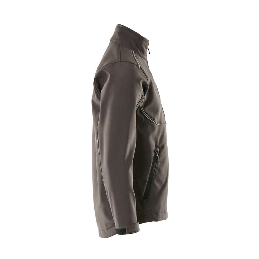 Dark Anthracite - Side - Mascot Mens Tampa Industry Soft Shell Jacket