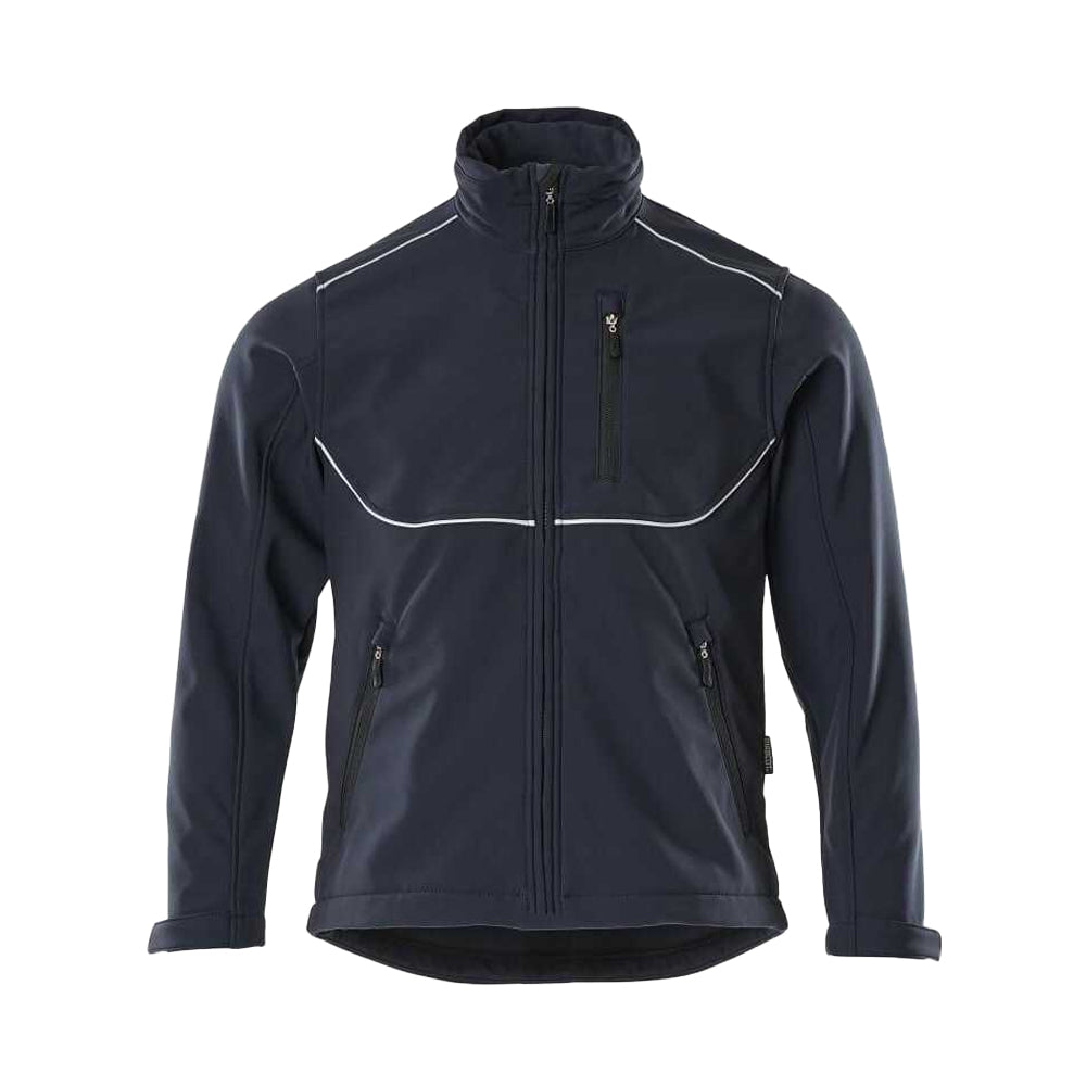 Dark Navy - Front - Mascot Mens Tampa Industry Soft Shell Jacket